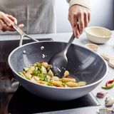 Demeyere - Alu Pro 5 - Wok - 30 cm - Aluminium - Ceraforce Antiaanbaklaag