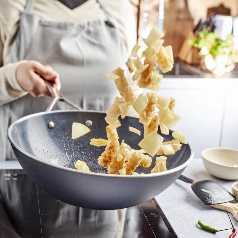 Demeyere - Alu Pro 5 - Wok - 30 cm - Aluminium - Ceraforce Antiaanbaklaag