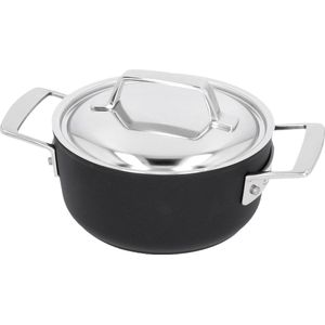 Demeyere Alu Pro 5 Kookpan - Duraslide - Met RVS deksel - 16 cm - 1,4 L