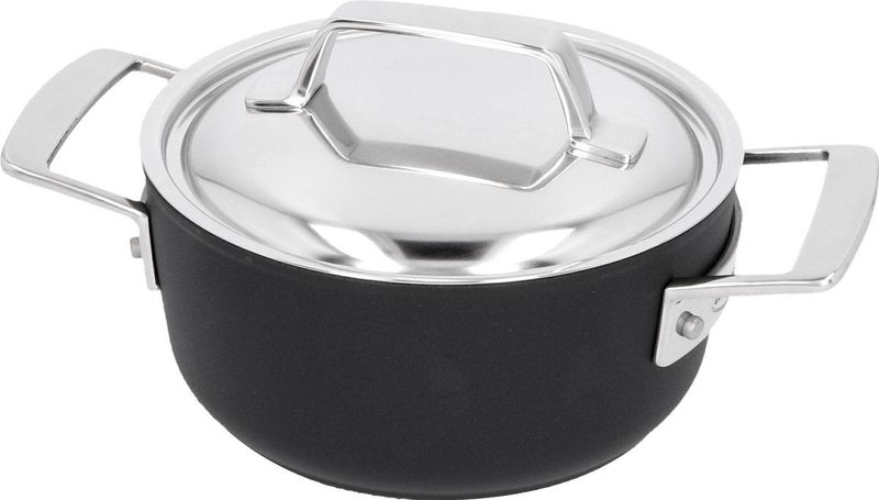 Demeyere Alu Pro 5 Kookpan - Duraslide - Met RVS deksel - 16 cm - 1,4 L