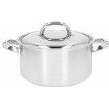 Kookpan - Rood - Roestvrij Staal