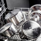 Demeyere Multifunctionele Koekenpan met 2 Grepen - Zilver - Uitstekende Warmtegeleiding en Gemakkelijk Schoon te Maken