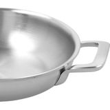Demeyere Multifunctionele Koekenpan met 2 Grepen - Zilver - Uitstekende Warmtegeleiding en Gemakkelijk Schoon te Maken