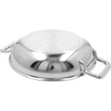 Demeyere Multifunctionele Koekenpan met 2 Grepen - Zilver - Uitstekende Warmtegeleiding en Gemakkelijk Schoon te Maken