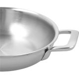 Demeyere Multifunctionele Koekenpan met 2 Grepen - Zilver - Uitstekende Warmtegeleiding en Gemakkelijk Schoon te Maken