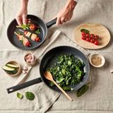 Demeyere Alu Comfort 3 Koekenpan – Duraslide Anti Aanbak Pan - Inductie - Pannenset 24 cm + 28 cm