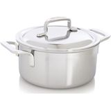 Kookpan - Rood - Roestvrijstaal - 24 cm