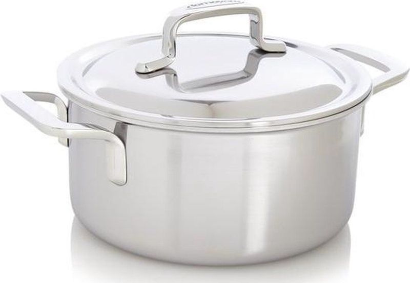 Kookpan - Rood - Roestvrijstaal - 24 cm