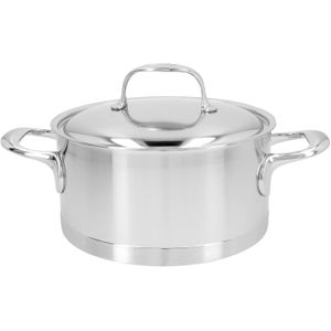 Demeyere Atlantis 7 Bratentopf mit Deckel 20 cm, 18/10 Edelstahl