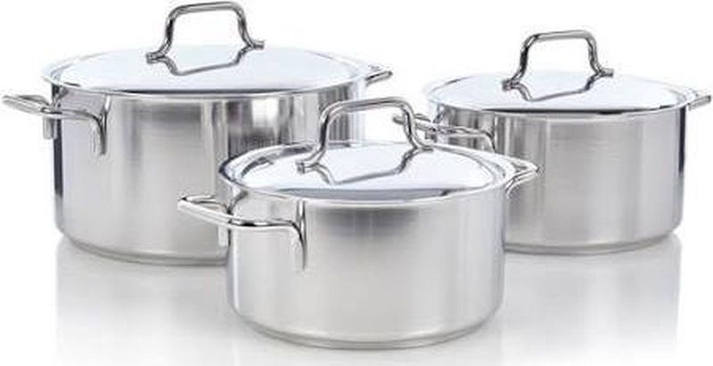 Demeyere - Apollo 7 - Pannenset - RVS - 3 Delig - Voor alle warmtebronnen - PFAS&PFOA vrij