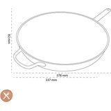 Demeyere - Apollo 7 - Wok - Roestvrij Staal - Vlakke Bodem