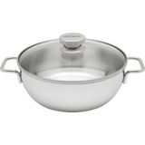 Demeyere - Apollo 7 - Braadpan - Glasdeksel - RVS - 28cm