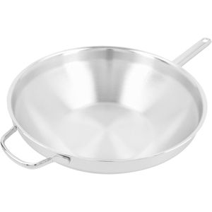 Demeyere Apollo 7 - Wok - 36 cm - Roestvrij Staal - Vlakke Bodem