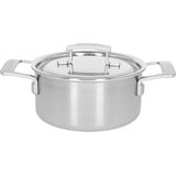 Demeyere - Industry 5 - Kookpan met Deksel - 18 cm - RVS - Dichte Rand