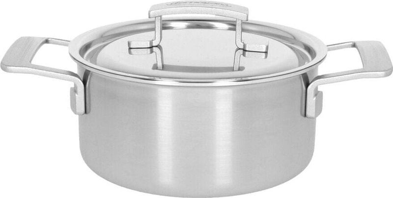 Demeyere - Industry 5 - Kookpan met Deksel - 18 cm - RVS - Dichte Rand