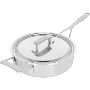 Demeyere - Industry 5 - Hapjespan - Roestvrijstaal - Ø 24 cm - Inclusief deksel
