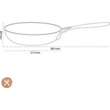 Demeyere Industry 5 Koekenpan 20 RVS Dichte Rand
