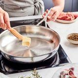 Demeyere Industry 5 Koekenpan 24 RVS Dichte Rand