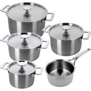Demeyere Lino 3 Pannenset RVS 5-delig Geschikt Voor Inductie Kookplaat
