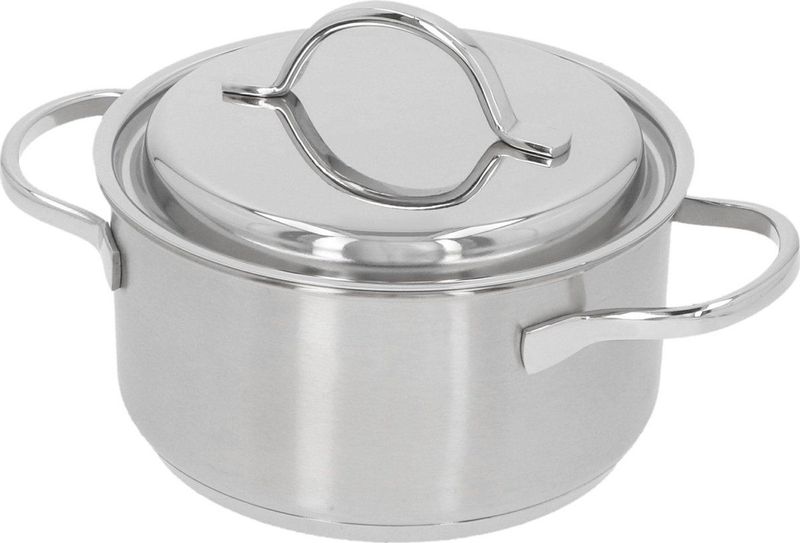 Demeyere Resto 3 RVS Kookpan – Kookpan inductie – 16 cm – 1,5L Inhoud - Deksel Inbegrepen