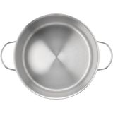 Demeyere - Resto 3 - Kookpan - RVS - 28 cm - 8L Inhoud - Deksel Inbegrepen