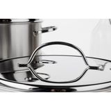 Demeyere - Resto 3 - Kookpan - RVS - 28 cm - 8L Inhoud - Deksel Inbegrepen