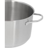 Demeyere - Resto 3 - Kookpan - RVS - 28 cm - 8L Inhoud - Deksel Inbegrepen