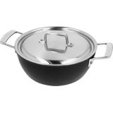 Demeyere Black 5 Conische sudderpot met deksel 24 cm