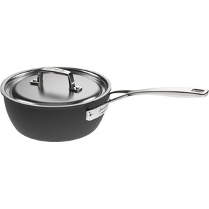 Demeyere Black 5 Conische steelpan sauteuse met deksel 20 cm - 2 l