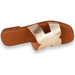 Oh My Sandals Dames Slipper Goud GOUD