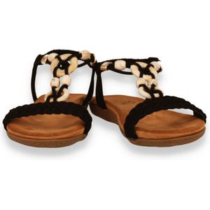 Mode-Mania Dames Sandaal Zwart ZWART