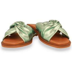 Double Heart Dames Slipper Mint GROEN