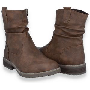 Bridge Footwear Bridge Dames Enkellaarsje Cognac COGNAC