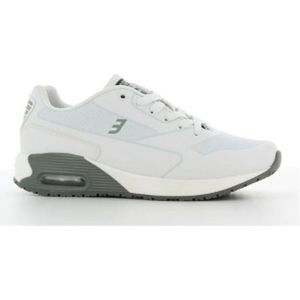 Oxypas - Elas4101lgr - Werksneakers - Wit - Grijs - Antislip SRC Zool