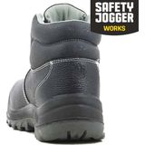 Safety Jogger - Bestboy - Werkschoen - Zwart - Waterafstotend Leer