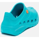 Oxypas Safety Jogger Werkschoenen voor dames, antistatische en antislip veiligheidsschoenen voor heren, lichte clog voor geneeskunde, verzorging en horeca, antibacterieel, groen, 37/38 EU