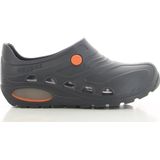 Oxypas Safety Jogger Werkschoenen voor dames, antistatische en antislip veiligheidsschoenen voor heren, lichte clog voor geneeskunde, verzorging en horeca, antibacterieel, groen, 37/38 EU