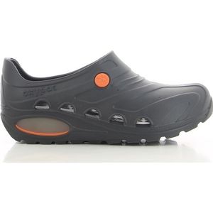 Oxypas Safety Jogger Werkschoenen voor dames, antistatische en antislip veiligheidsschoenen voor heren, lichte clog voor geneeskunde, verzorging en horeca, antibacterieel, groen, 37/38 EU
