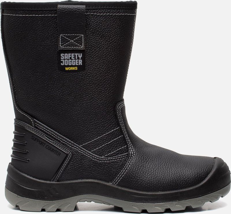 Safety Jogger - Bestboot - Veiligheidslaars - Zwart - Leer
