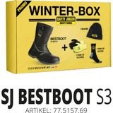 Safety Jogger - Bestboot S3 - Werklaars - Zwart - Barton Action-leer