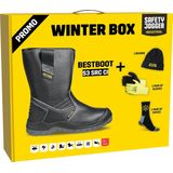 Safety Jogger - Bestboot S3 - Werklaars - Zwart - Barton Action-leer