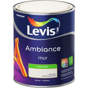 Levis Ambiance Mur Extra Mat - 1L - 1140 - Eierschaal