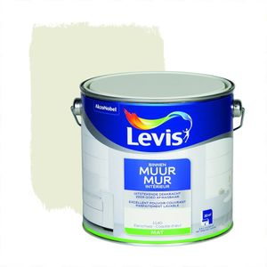 Levis Muur Binnen - Eierschaal - Mat - 2,5 Liter