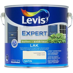 Levis lak 'Expert' buiten ivoorbeige zijdeglans 2,5 L