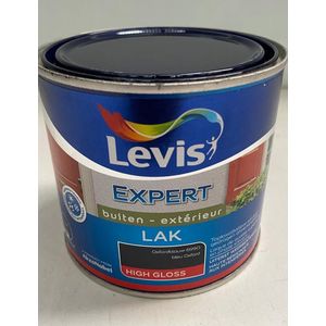 Levis HoogglansLak Hout 0.5L | Oxfordblauw 6990
