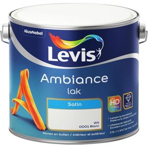 Levis - Ambiance Lak Satin - Wit - 2,5 L