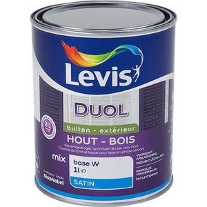 Levis Duol Grondverf en Lak - Satin - Base W - 1L