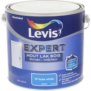 Levis Expert Houtlak Binnen Satin Mix 2,5L White