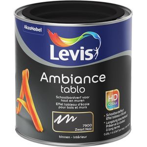 Levis Ambiance Tablo - Extra Mat - Blackboard Black - 0.25L