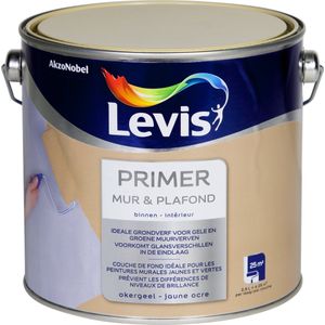 Levis - Primer Muur & Plafond - Okergeel - 2.5L